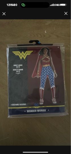 Wonder Woman costume with accessories