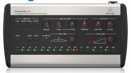 Behringer Powerplay P16-M 16-Channel Digital Personal Mixer.