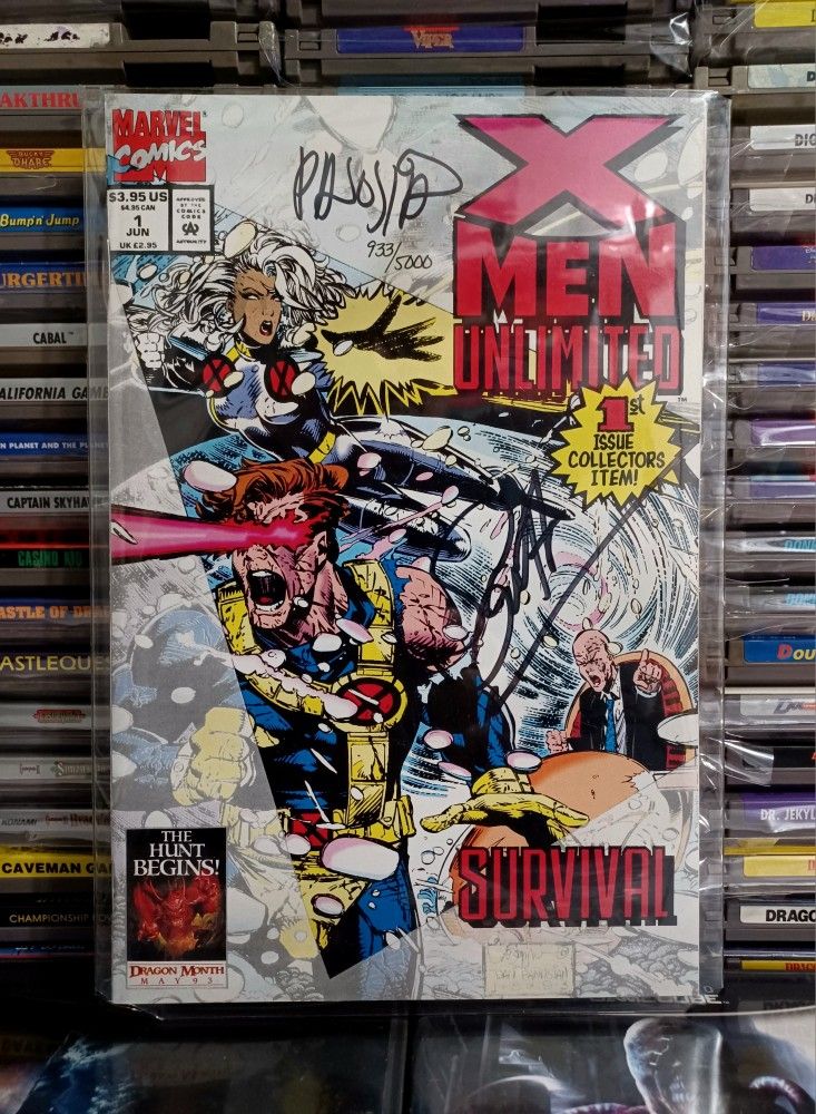 X-Men Unlimited #1 (Marvel Comics, 1993) Autographed