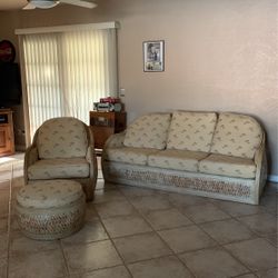 Sofa, Chair, Ottoman 