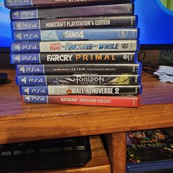 Ps4 Games And Controller. 