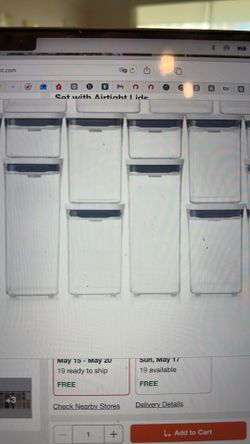 Storage pop assorted container set with airtight Lids  8 -piece