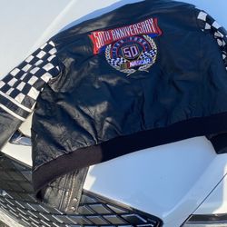 Jeff Hamilton NASCAR 50th anniversary vintage leather jacket