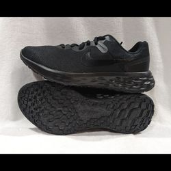 New Pair Of Triple Black Nike Running Shoes Size 11 Men