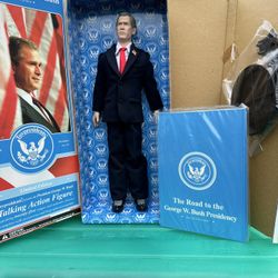 High Quality President George W. Bush Talking Action Figure 