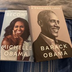 Becoming by Michelle Obama and A promise land by Barack Obama