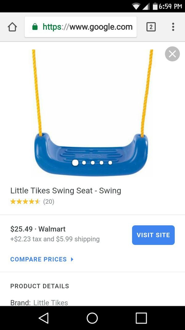 Little Tikes Swing Seat For Sale In Lake Mathews Ca Offerup