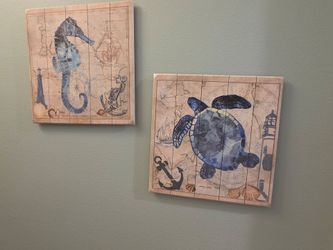 Seaside Beach themed artwork