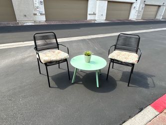 3-Piece Metal Patio Set  FREE DELIVERY 🚚