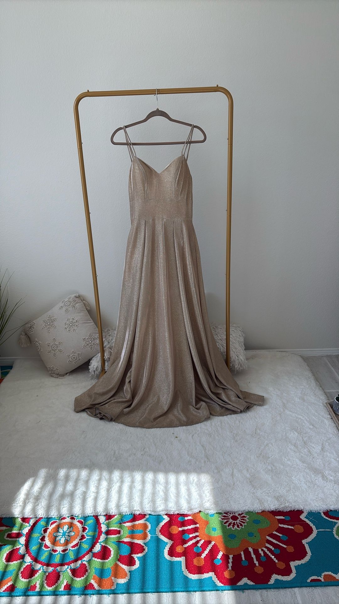 Gold Formal Evening Dress