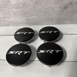 4PCS SET SRT Wheel Center Caps For SRT 2015-2020 Rim Hup Center Covers