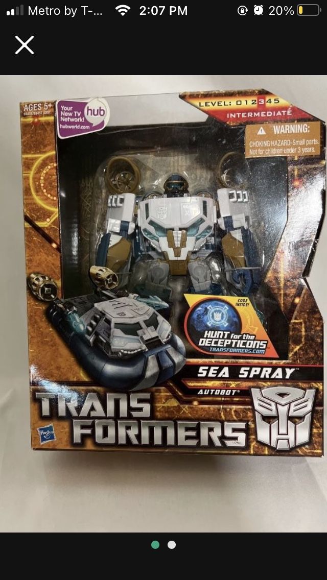 Transformers Sea Spray