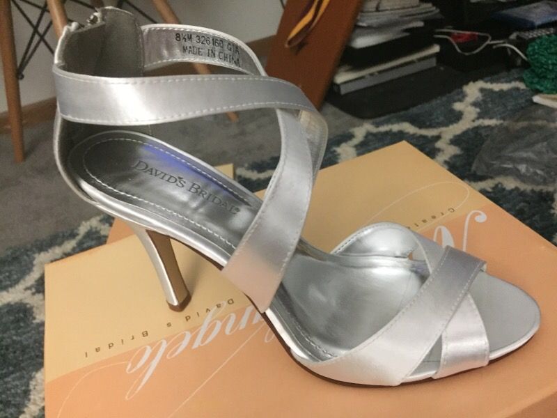 Brand New Gia Dyeable Wedding Heels- Size 8.5