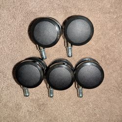 Set Of 5 Wheels For Office Chair 