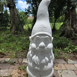 Concrete Gnome Statue