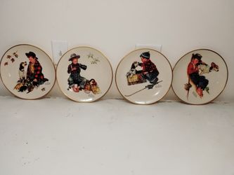 Norman Rockwell plates