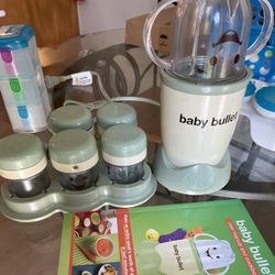 Baby Bullet and Storage Containers 