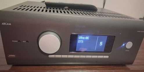 Arcam AVR10 Tuner Bluetooth Wifi Home Audio Visual w Remote 7.2  Channel Receiver Dts Imax Cinema Theatre Ultra 4k