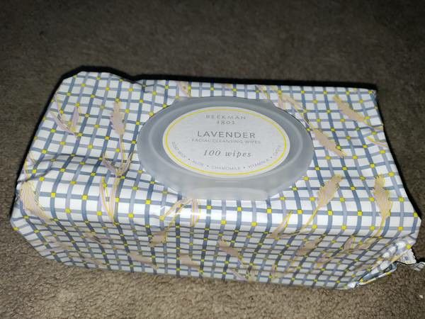 Beekman 100 CT. Wipes! Lavender Facial Cleaning Wipes! New!