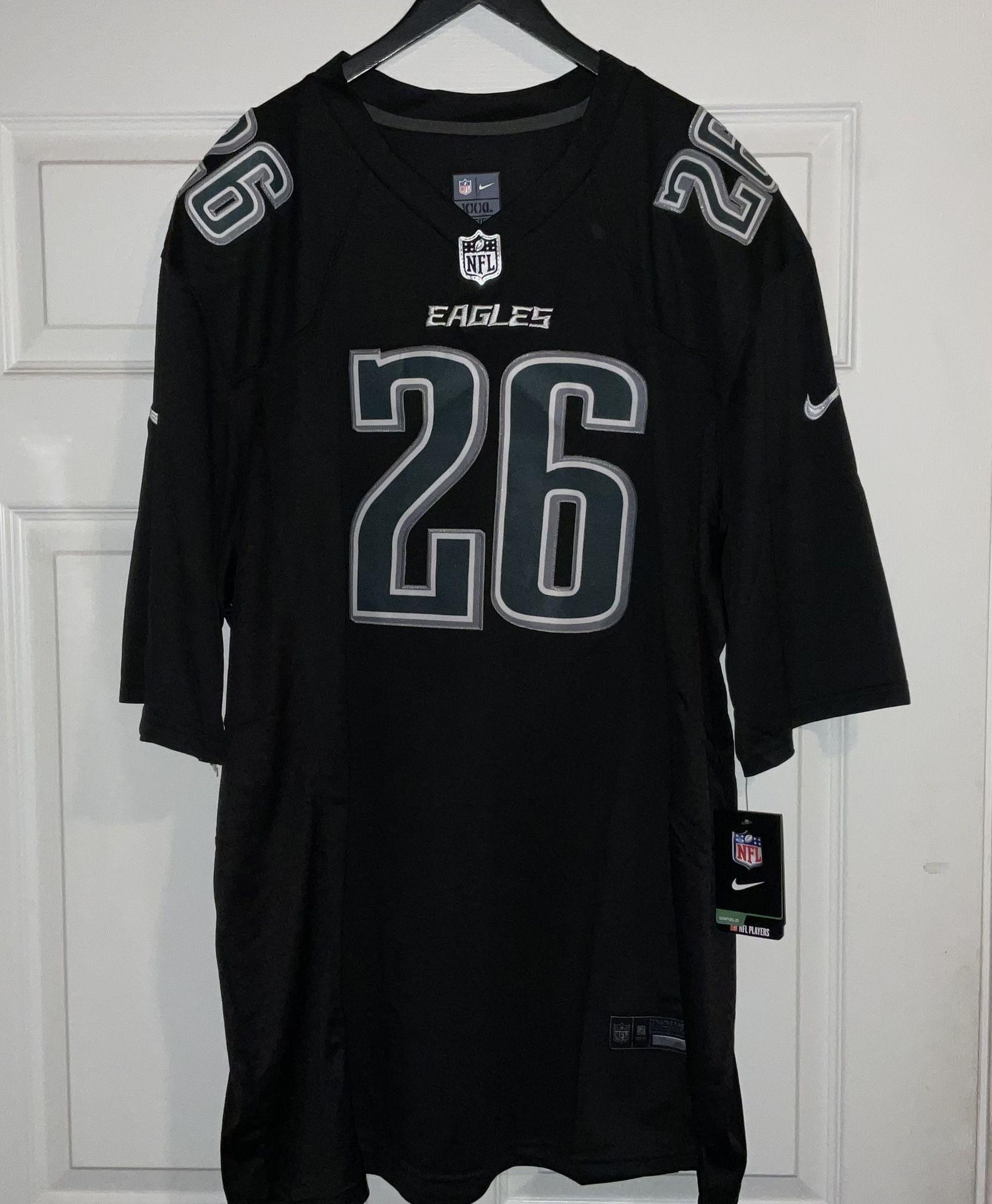 Saquon Barkley #26 Philadelphia Eagles 2025 Men's size XXXL Vapor Stitched On-Field Jersey Black New with Tags 