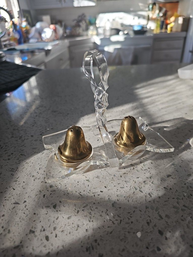 Brass Salt And Pepper Shakers