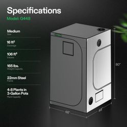Grow Tent - Full Setup 4x4x8