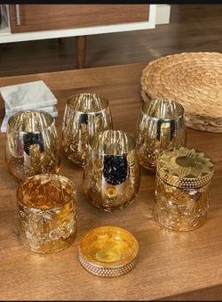 Mercury Votives & Anthropologie Lookalike Candle Holders