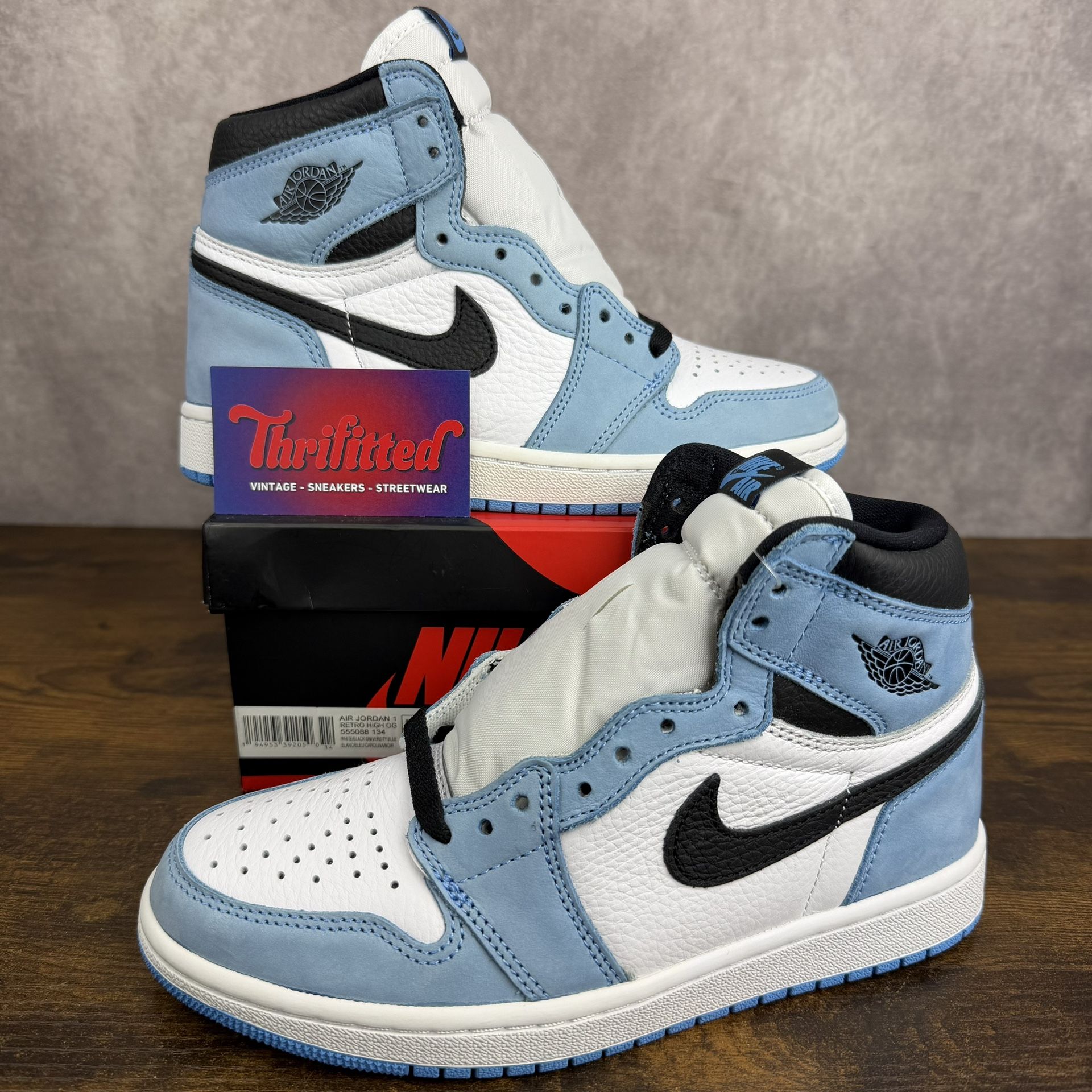 NEW Jordan 1 High University Blue UNC Size 6 / 7.5W 555088-134 Men’s Shoes OG Rare