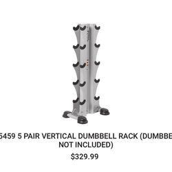 Dumbbells + Weight Rack 