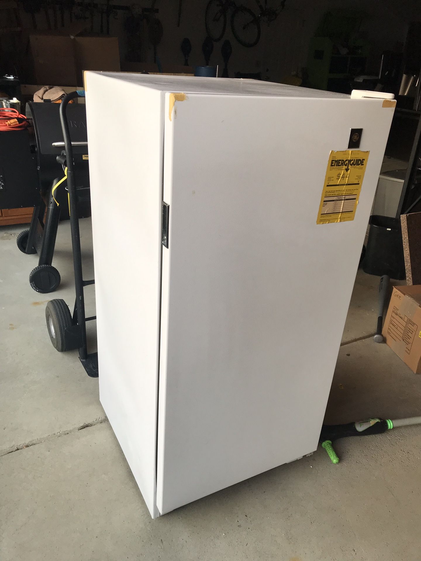 GE stand up chest freezer