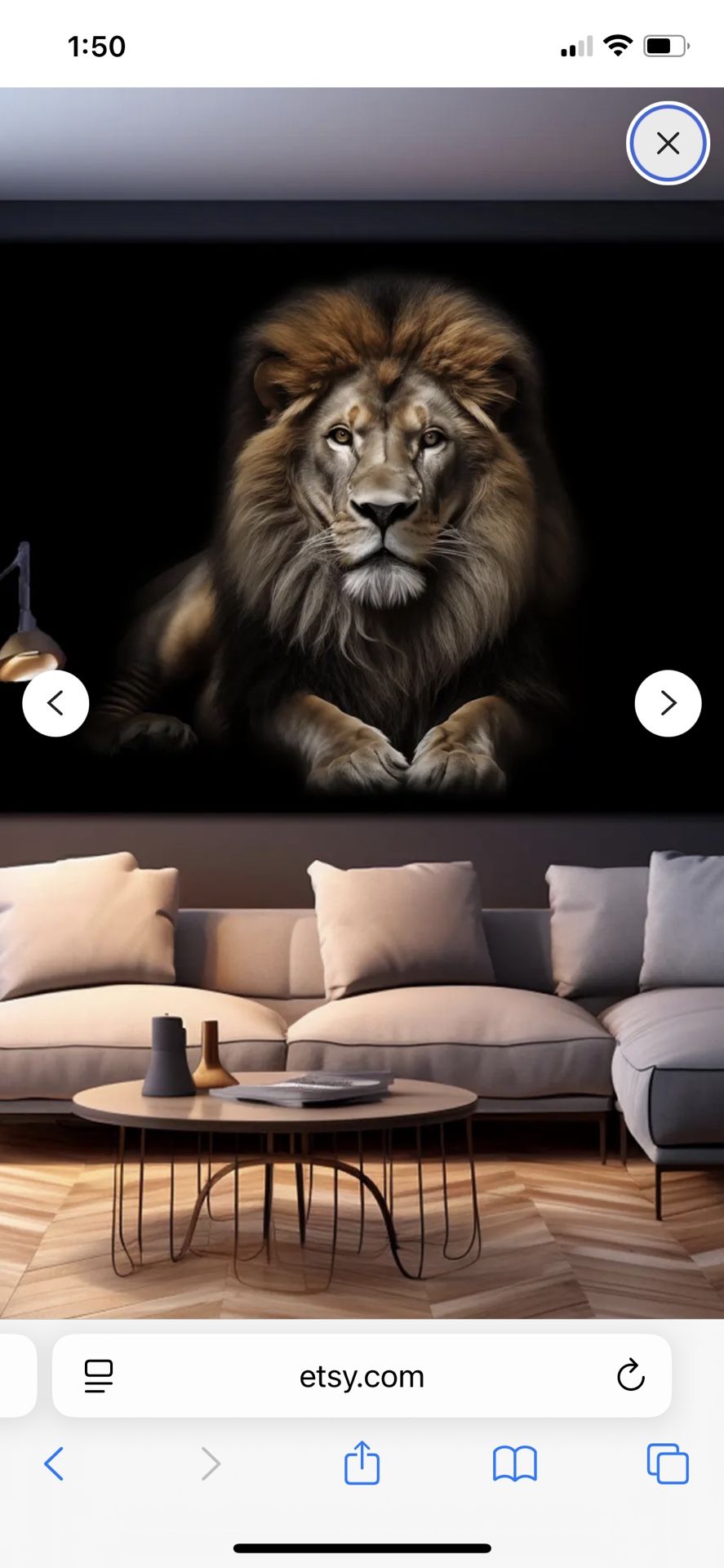 Living Room Wall Portrait (or wherever you would like to place it)