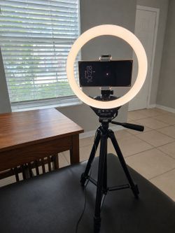 Ring Light with Tripod & Phone Holder_sensyne