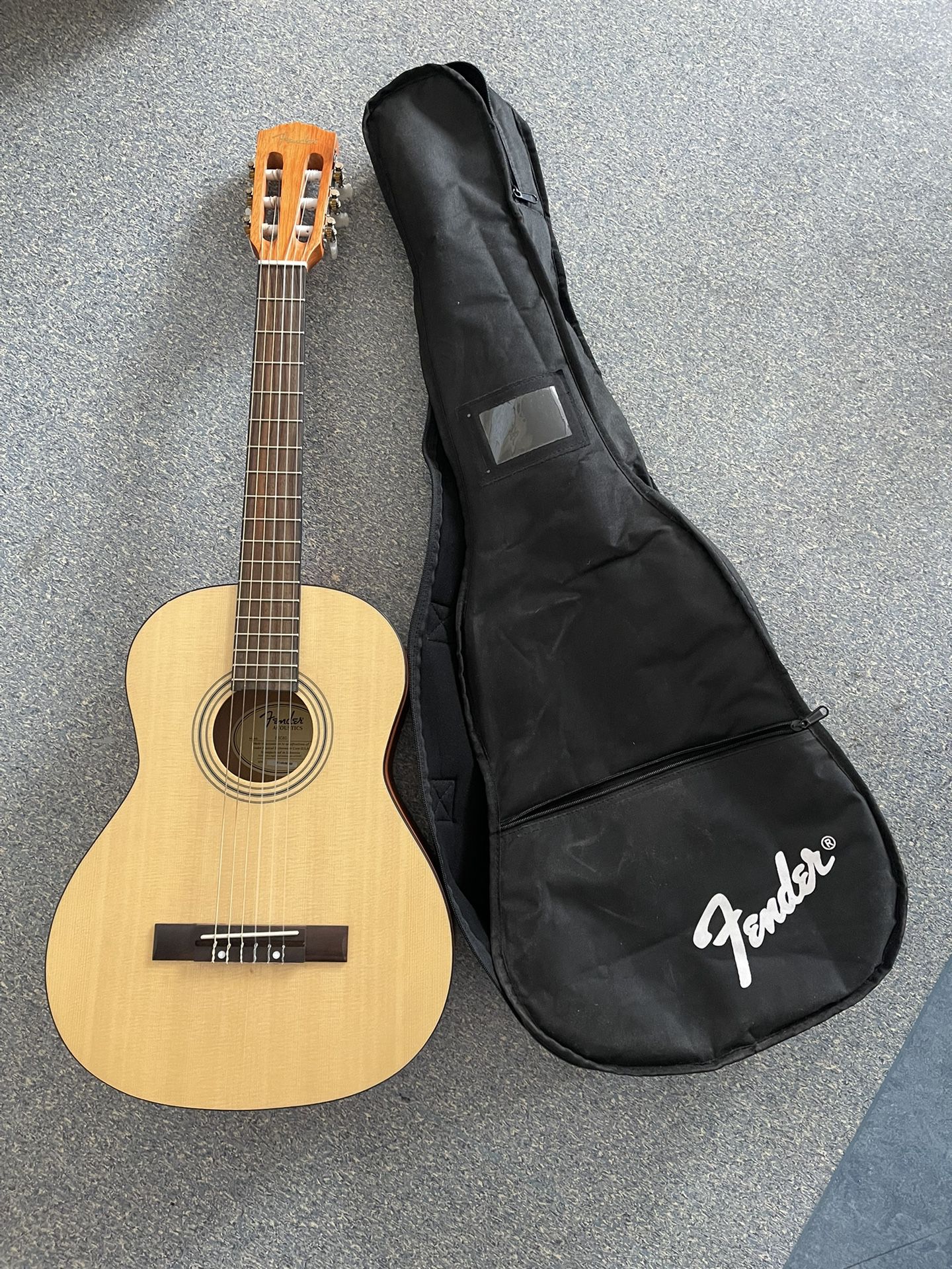 Brand New Fender Kid Size Guitar With Carrying Case