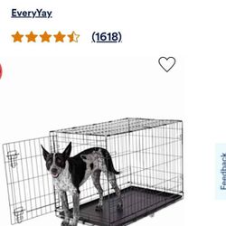 EveryYay Essentials 1-Door Folding Dog Crate & Crate Cover 🐾