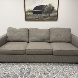 8 Ft Grey Couch