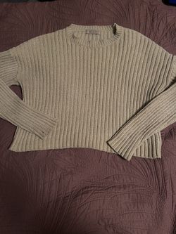 Women’s Brown Cropped Sweater 