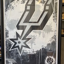 NBA SAN ANTONIO SPURS FRAMED POSTER 24x36