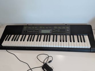 Casio CTK-2080 61 Key Electronic Keyboard Piano USB MIDI Song Bank Bundle