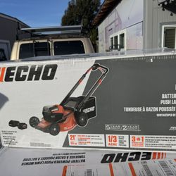 Brand New ECHO 21 in. 56-Volt Cordless Battery Walk Behind Push Lawn Mower with 5.0 Ah Battery and Standard Charger