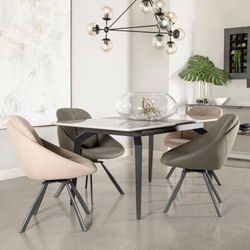 Sleek Dining Room Table with Butterfly Leaf! Lowest Prices Ever!