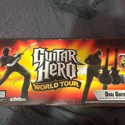 Guitar Hero World Tour PS3 Dual Guitar Bundle 