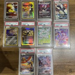 Pokemon slabs for sale/for trade @ 90-100%