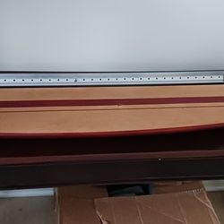 Surfboard-Style Floating Wall Shelf