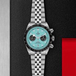 Brand NEW TUDOR BLACK BAY CHRONO watch flamingo blue