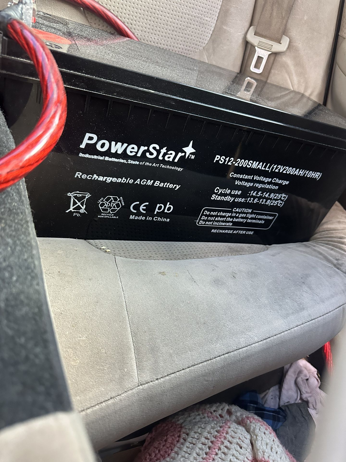 Big Boy 200ah Agm Battery 