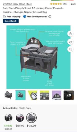 Baby Trend Simply Smart 2.0 Nursery Center Playard $90