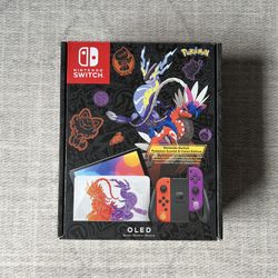 Nintendo Switch OLED Limited Edition Pokemon Scarlet & Violet Video Game System NEW