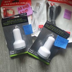 New Dual Port Car Charger double - Port
