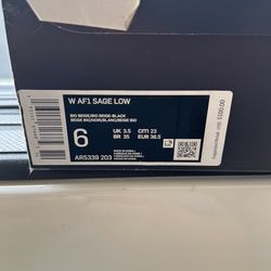 W AF1 SAGE LOW