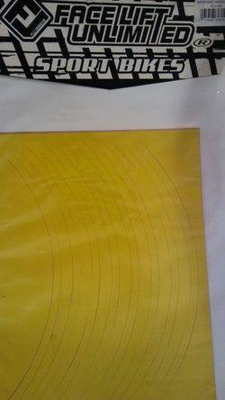 Sportbike wheel decal